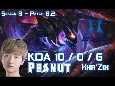 KZ Peanut KHA'ZIX vs SEJUANI Jungle - Patch 8.2 KR Ranked