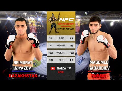 КРАСИВЕЙШАЯ УДАРКА! Магомед Кабардиев VS Беймурат Ниязов / Magomed Kabardiev VS Beimurat Niyazov