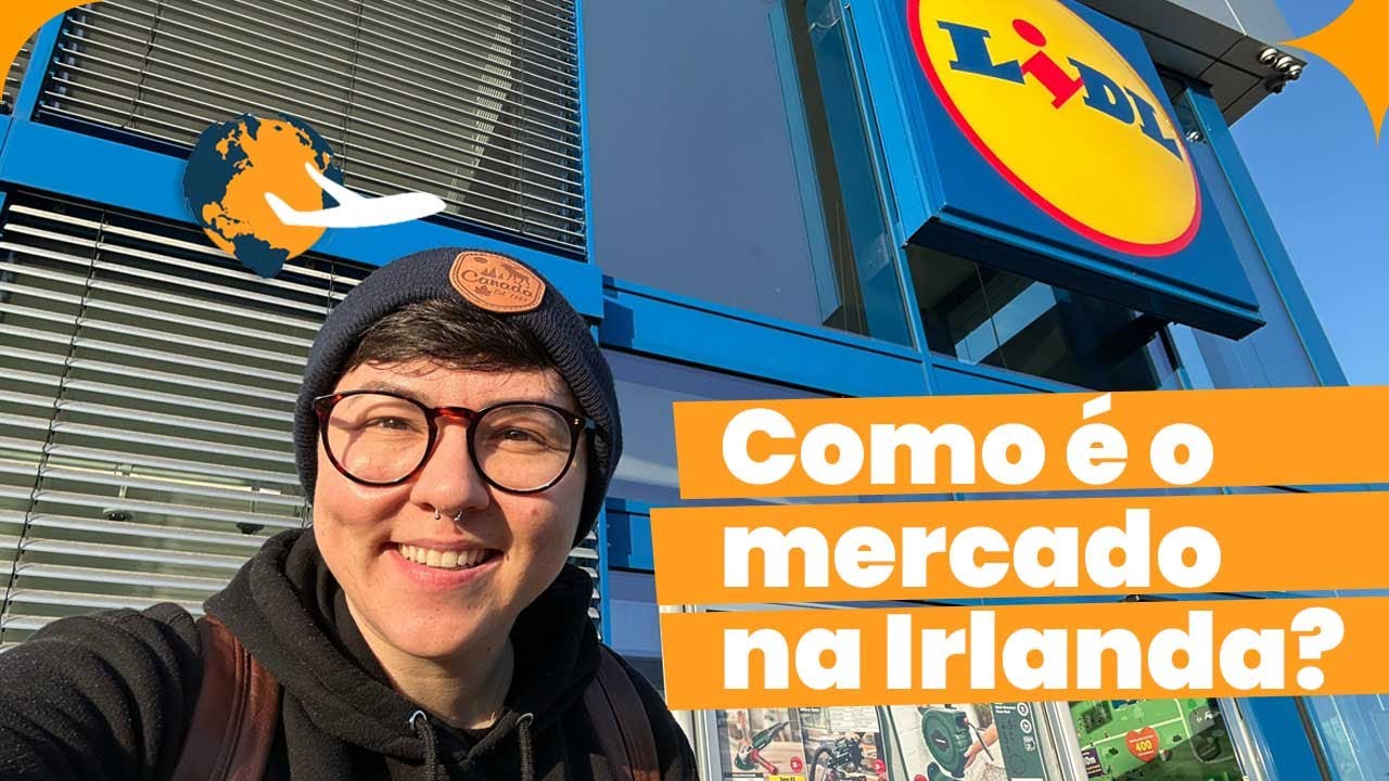 Como é o mercado na Irlanda? Vem fazer compras com a Paula no LIDL de CORK | Intercâmbio na Irlanda