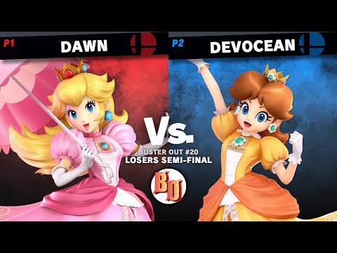 Buster Out #20 - Dawn (Peach) VS Devocean (Daisy) - Losers Semi-Final