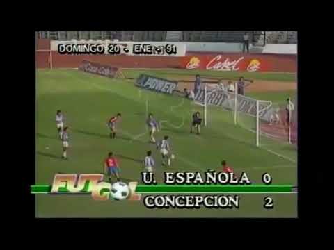 📺 Unión Española vs Deportes Concepción liguilla a Copa Libertadores ⚽️ Torneo 1990 - Año 1991🇨🇱