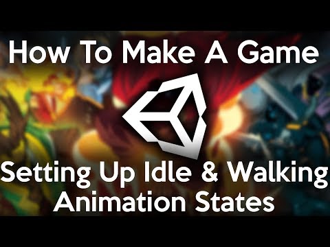 Creating Game Mechanics -  Setting Up Walking Animation Transitions - 2D Roguelike