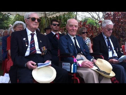 Former Prisoners of War return to the Bridge on the River Kwai