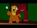 Barney Doll Wink Homemade 163 Bear In The Big Blue House Edition