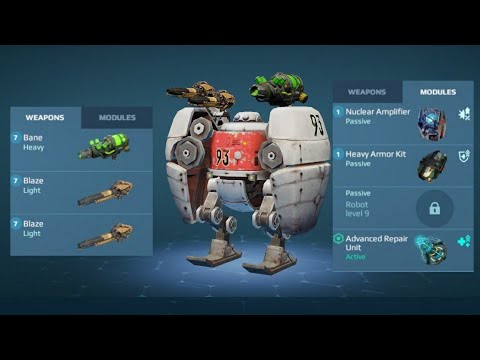 War Robots | Revenant w/ Blaze & Bane | Flaming Toxic Combination