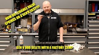 How To Install New Valve springs In a Gen V L83 Cylinder Head For an LT1 DOD Delete Cam Swap