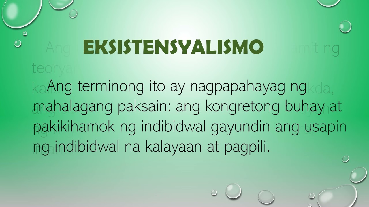 MGA TEORYANG PAMPANITIKAN (Formalismo, Eksistensyalismo, Imahismo, Dekonstruksyon)
