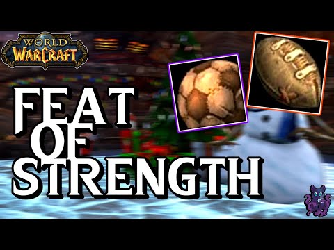 How to Get "They're Both Footballs?" ❄️💝 Winter Veil Feat of Strength (outdated)