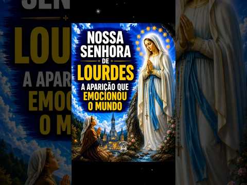 Nossa Senhora de Lourdes. A aparição que emocionou o mundo! #nossasenhora #nossasenhoradelourdes