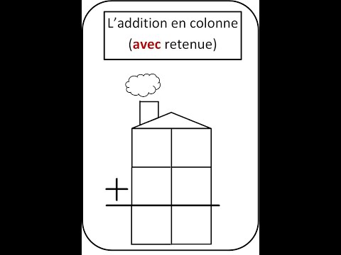 Addition en colonne avec retenue CP