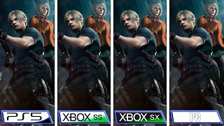 Resident Evil 4 Remake | Xbox Series S/X - PS5 - PC | Graphics Comparison | Chainsaw Demo