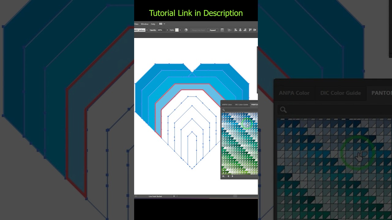 How to Create Heart-Shaped Logo Polygons in Adobe Illustrator | Polygon Tool Shape Builder Tutorial