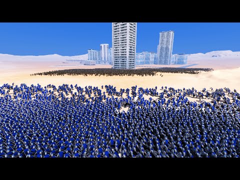 21,000 ELVES Vs 26,000 HEAVY KNIGHTS ULTIMATE EPIC BATTLE SIMULATOR UEBS