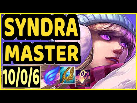 NOMANZ (SYNDRA) - 10/0/6 KDA MID GAMEPLAY - EUW Ranked MASTER