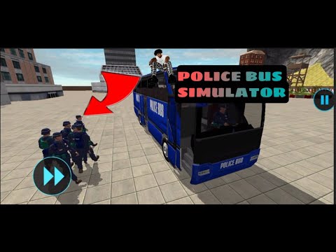US POLICE BUS MOUNTAIN DRIVING SIMULATOR / GAMEPLAY ANDROID