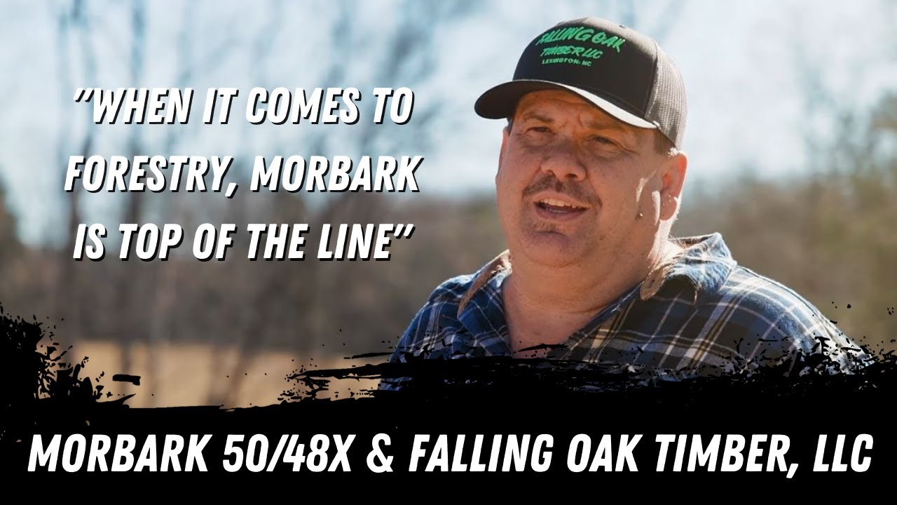 Morbark 50/48X Whole Tree Drum Chipper and Falling Oak Timber, LLC