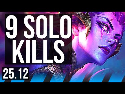 DIANA vs RUMBLE (MID) | 9 solo kills, 10/2/6, Dominating | KR Master | 25.12