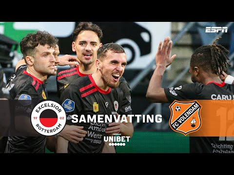TWEE RODE KAARTEN na laatste fluitsignaal 🟥, 4️⃣ DOELPUNTEN  | Samenvatting Excelsior - FC Volendam