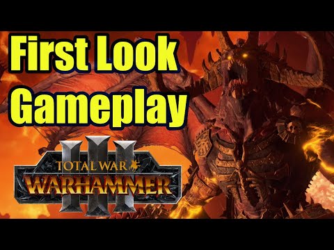 My First Look At Warhammer 3! - Gameplay, New Battle Mode, Kislev vs Khorne! - Total War Warhammer 3