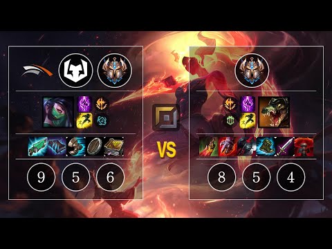 HLE Mireu Akali vs Renekton Top - KR Patch 10.12