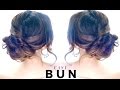 3-Minute Elegant SIDE BUN Hairstyle ★ EASY Summer Updo HAIRSTYLES