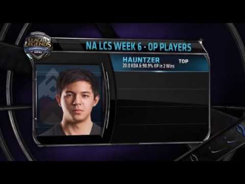 S5 NA LCS Summer 2015 Week 6 Results + overall MVP and 5 OP Players announcement!