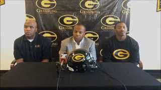 preview picture of video 'Grambling State Weekly Football Press Conference featuring Broderick Fobbs 2014 week 11'
