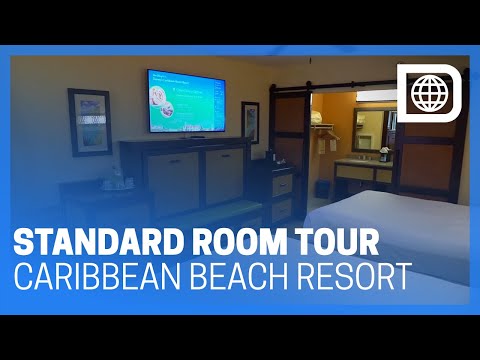 5th Sleeper Hotel Room Tour - Disney's Caribbean Beach Resort
