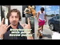 BODYBUILDER WITH PERM SAVES PUPPIES LIFE