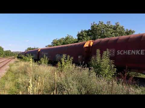 Locomotiva DB Sulzer DA 92 53 0 601703-7 RO-DBSR tractand un marfar pe directia Oradea - Holod