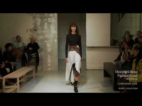CHRISTOPHER ESBER MERCEDES-BENZ FASHION WEEK AUSTRALIA RESORT 19 COLLECTIONS