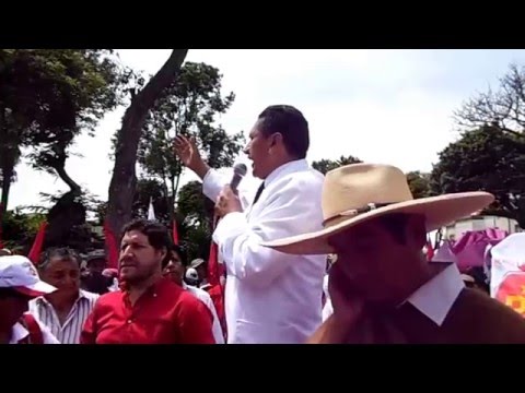 Discurso de Vladimir Cerrón en inscripción de candidatura presidencial