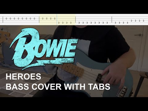 David Bowie - Heroes (Bass Cover with Tabs)