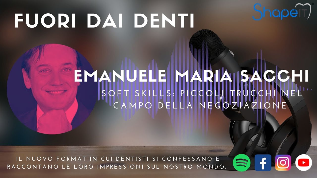 FUORI DAI DENTI - ShapeIT intervista Emanuele Maria Sacchi