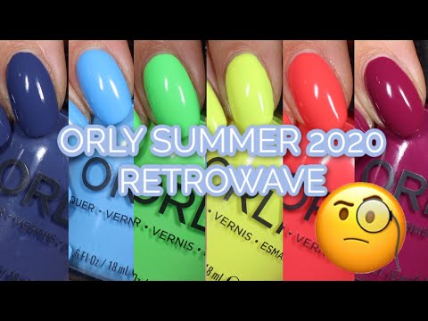 Orly Retrowave Collection // Color Comparisons