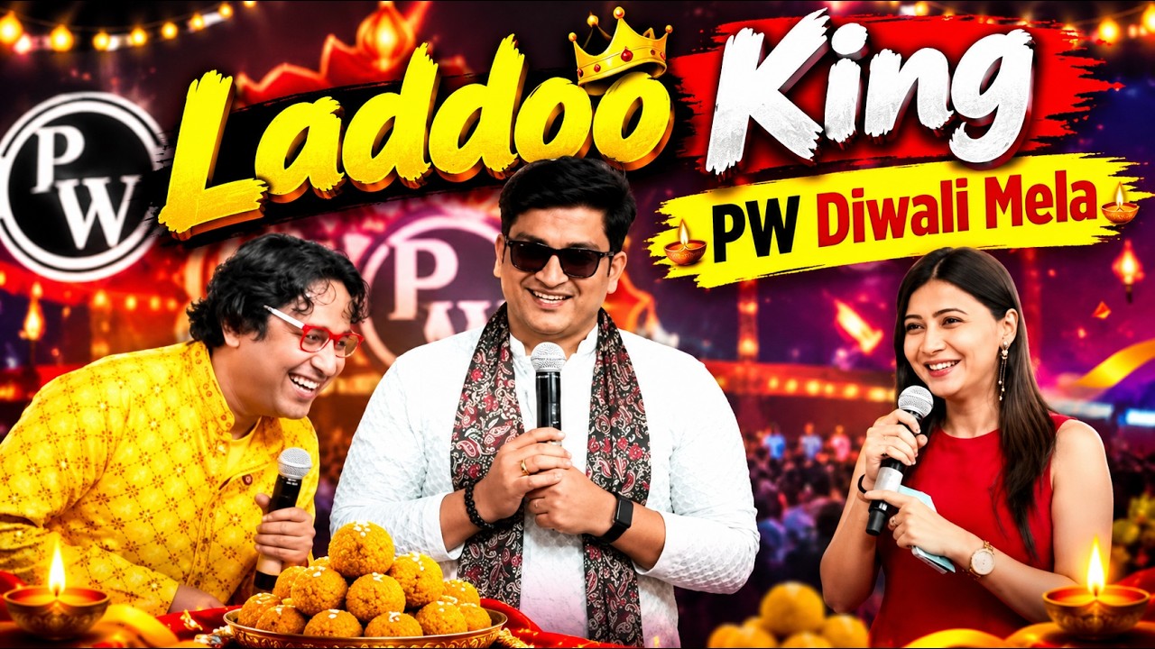 Laddoo King 👑 Saleem Sir | Sachin Sir Diwali| Diwali Dhamaka | Physicswallah