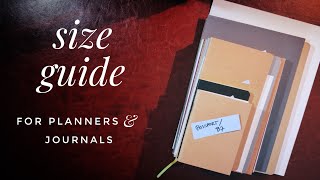 Paper Size Guide! Comparing Planners, Bullet Journals, and T