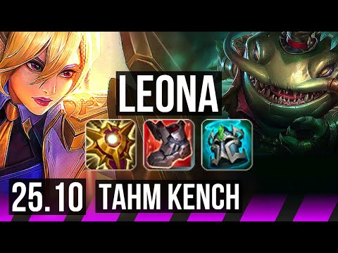 LEONA & Xayah vs TAHM KENCH & Varus (SUP) | KR Master | 25.10