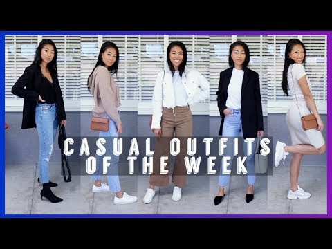 CASUAL SPRING OUTFIT IDEAS | Spring Lookbook 2019 Video