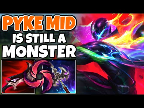 PYKE MID is still a SOLO QUEUE MONSTER, here's how to CARRY with HIM | 12.21 - League of Legends