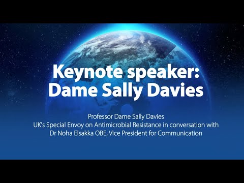 Professor Davies UK’s Special Envoy on AMR in conversation with Dr Elsakka VP for Comms