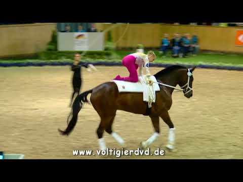 Lara Thiel - Damen 10 - DJM Voltigieren Aachen 2017