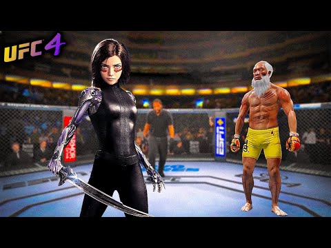 Alita:Battle Angel vs. Old Bruce Lee - EA Sports UFC 4
