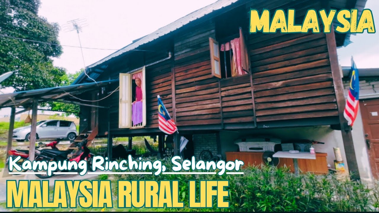 WALKING TOUR | MALAYSIA COUNTRYSIDE, SELANGOR | MALAYSIA VILLAGE LIFE | 4K HDR