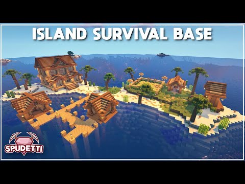 Minecraft: How to Build an Island Survival Base [Tutorial] 2020