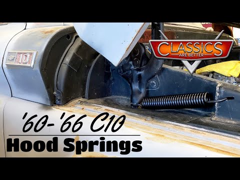 60-66 C10 | Hood Springs | Removal & Install