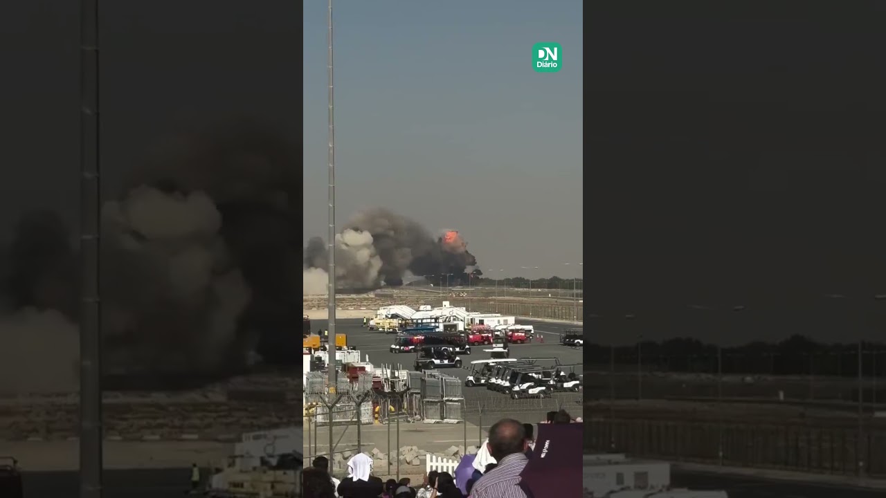 Imagem da notícia Piloto morre em queda de caça durante apresentação, em Dubai
