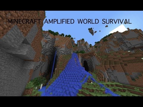 IntrovertGames - Minecraft Amplified World Survival part 1