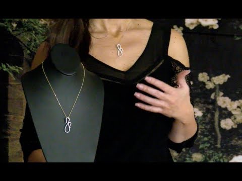 Italian Modern Freeform Swirl Pendant