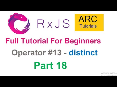 RxJS Tutorial For Beginners #18 - Distinct Operator Tutorial | Angular RxJS Tutorials